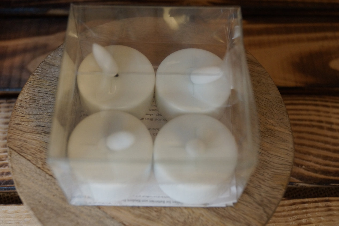 4er LED Teelicht-Set