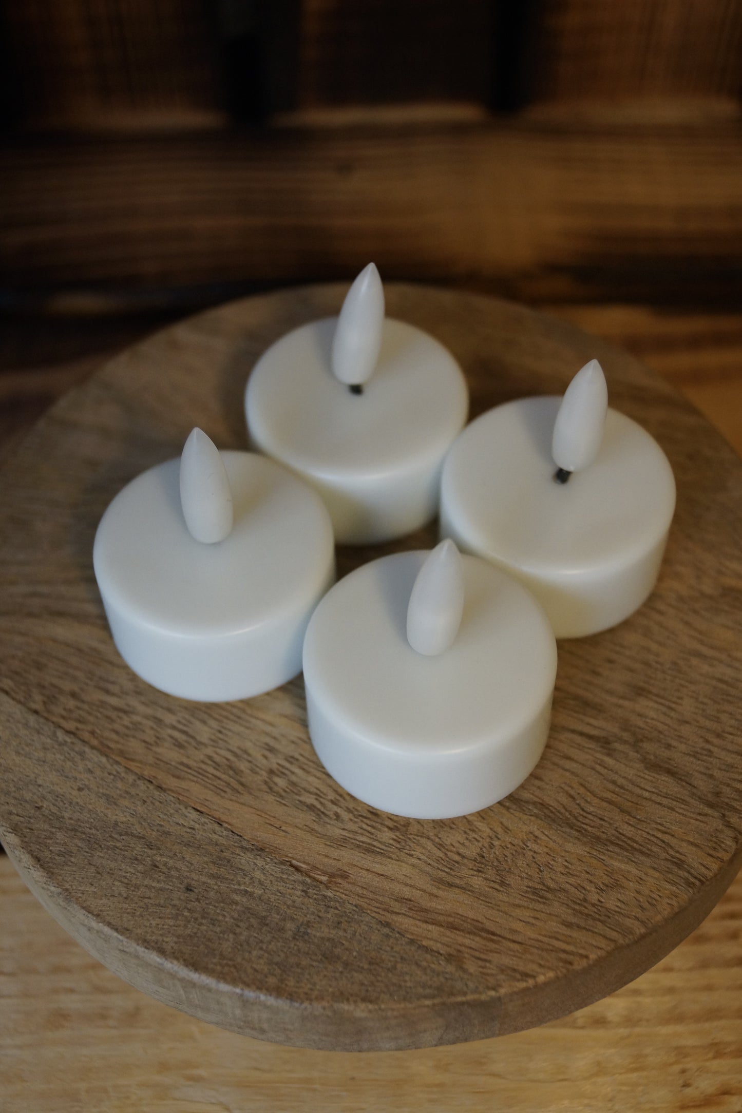 4er LED Teelicht-Set