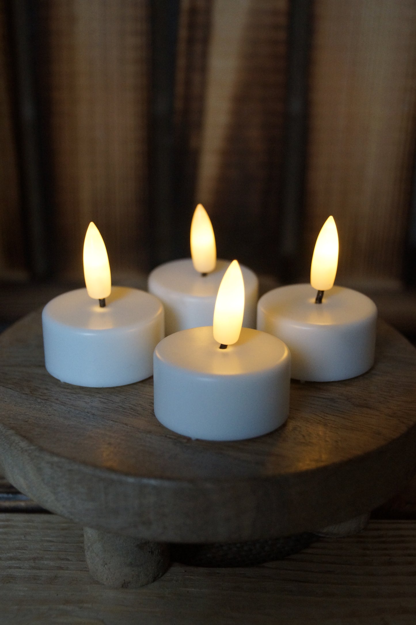 4er LED Teelicht-Set