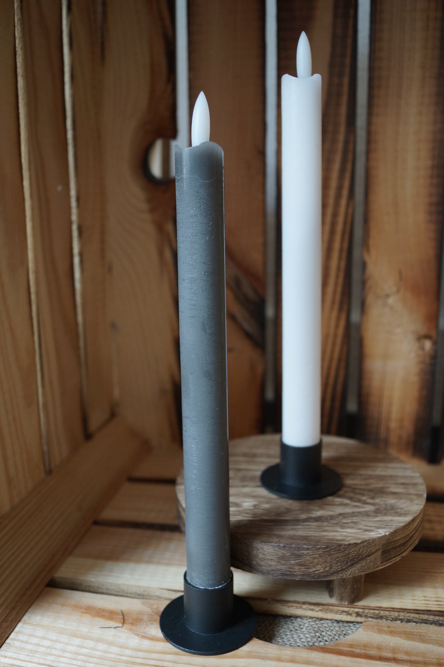 LED Stabkerzen 2er Set