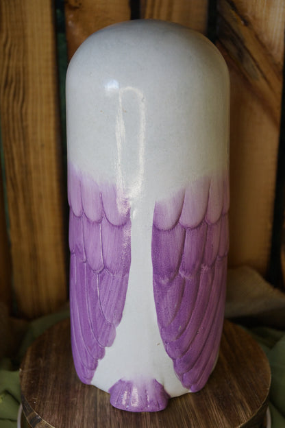 Keramikvögel mit Blumendekor