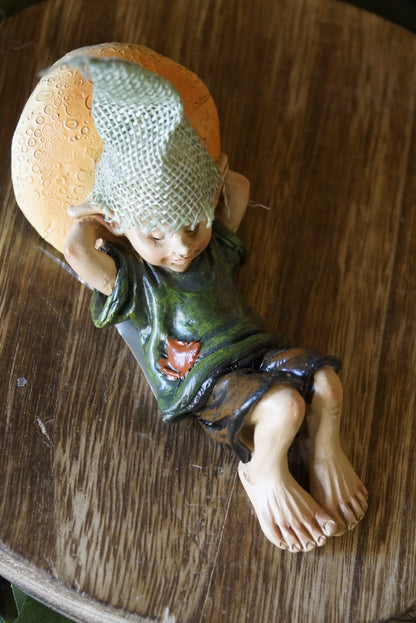 Pixie "Relax" schläft auf Pilz