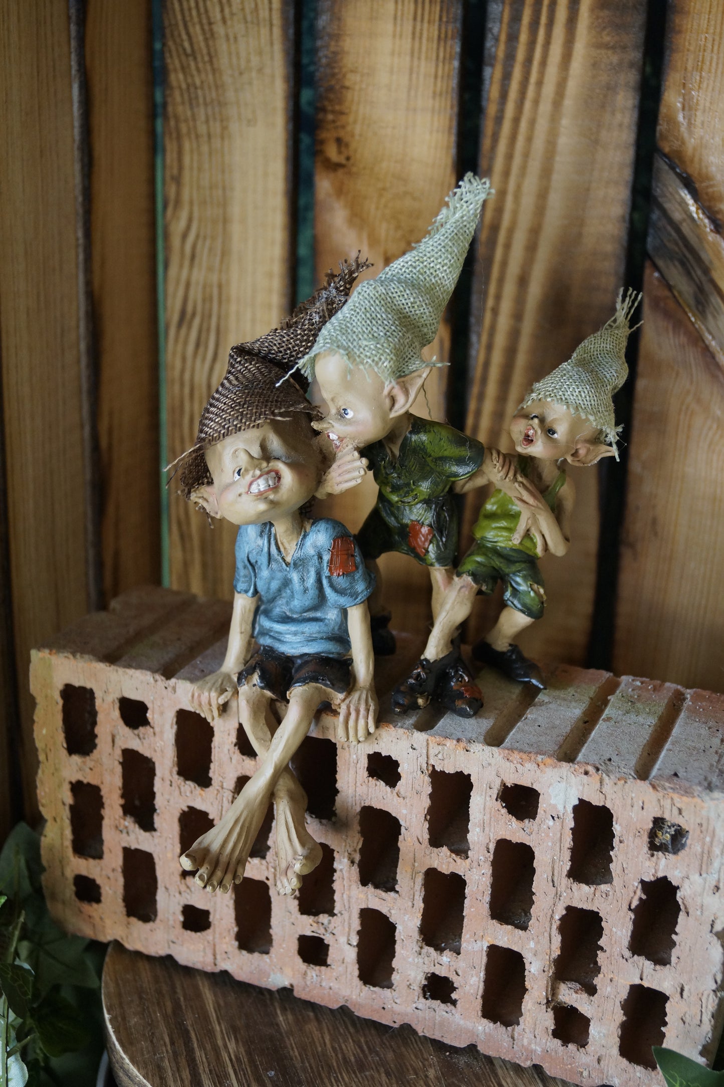 3 Pixies als Kantenhocker "DAS muss ich dir erzählen...."