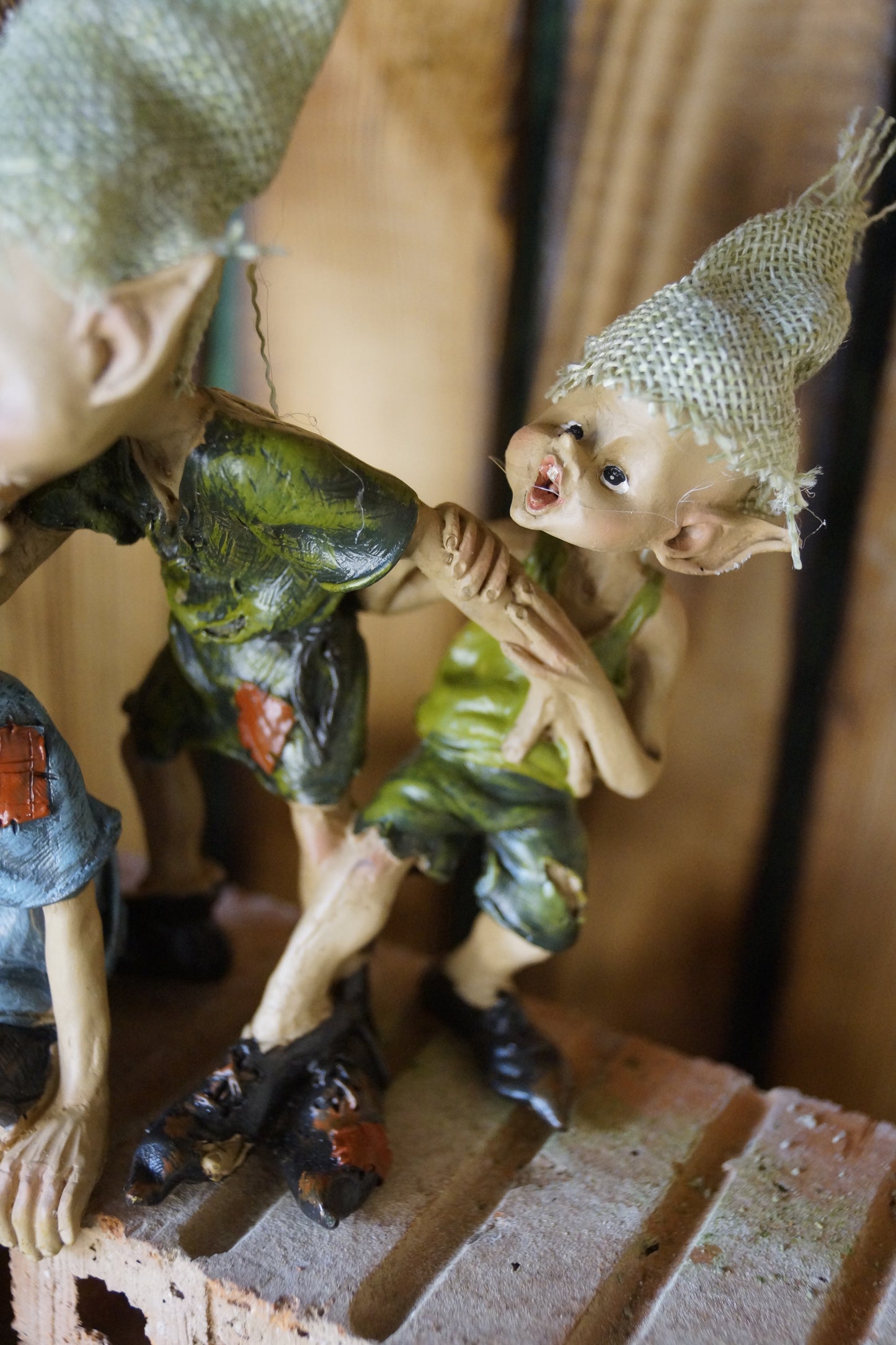 3 Pixies als Kantenhocker "DAS muss ich dir erzählen...."
