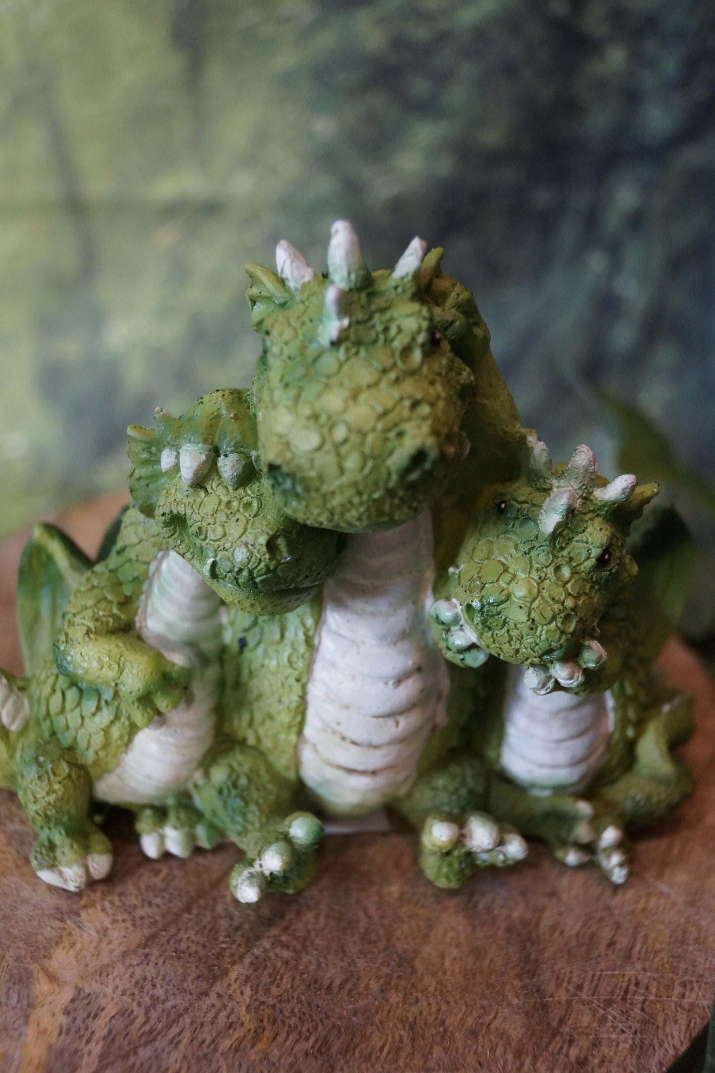 "Nichts hören/sehen/sagen" Gruppe von 3 kleinen Drachen