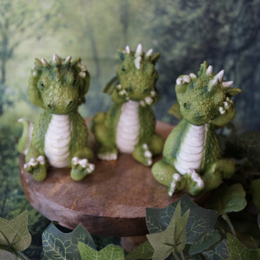 3 kleine Drachen "Nichts hören, nichts sehen, nichts sagen"