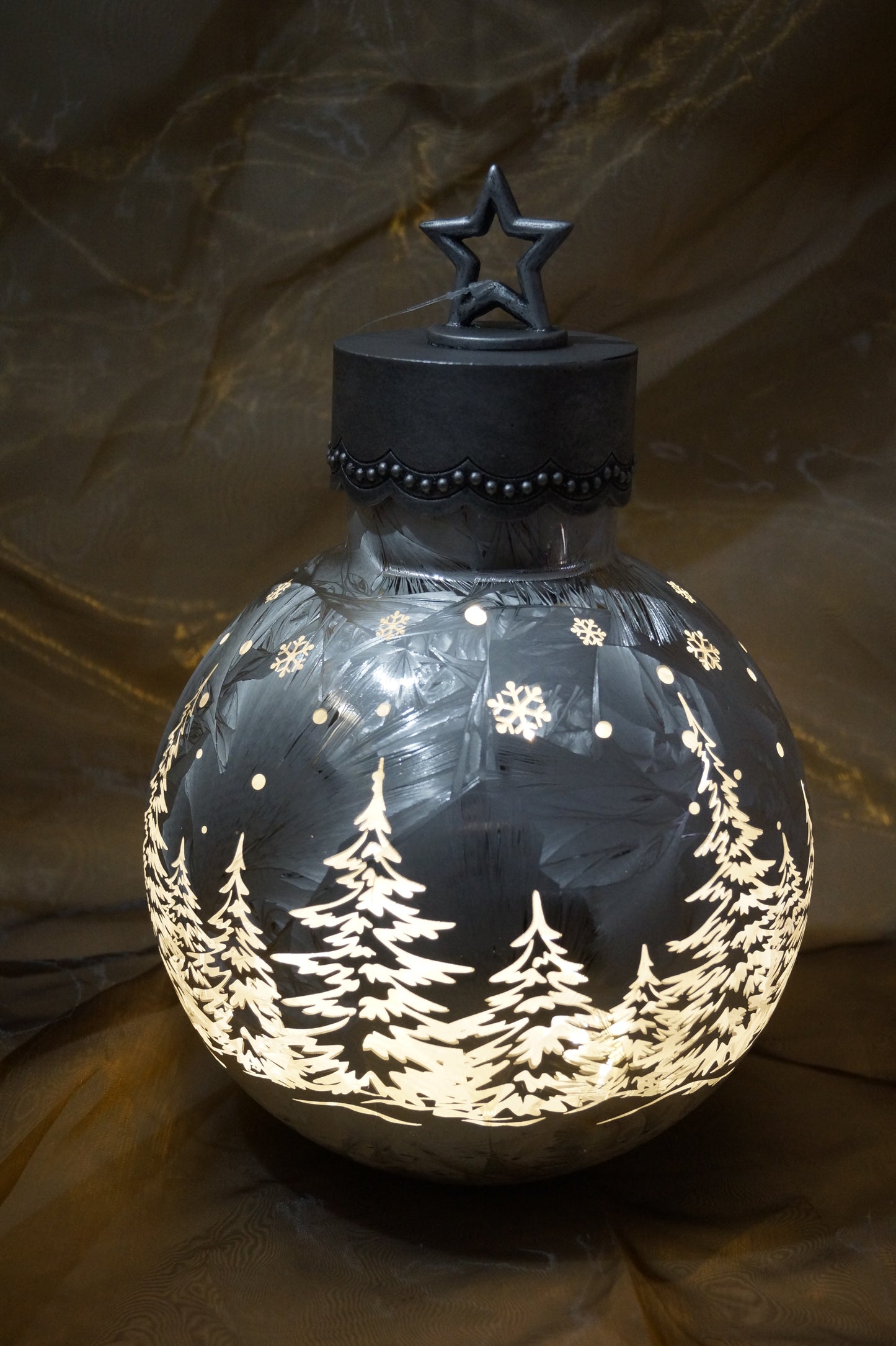 XXL LED Christbaumkugel