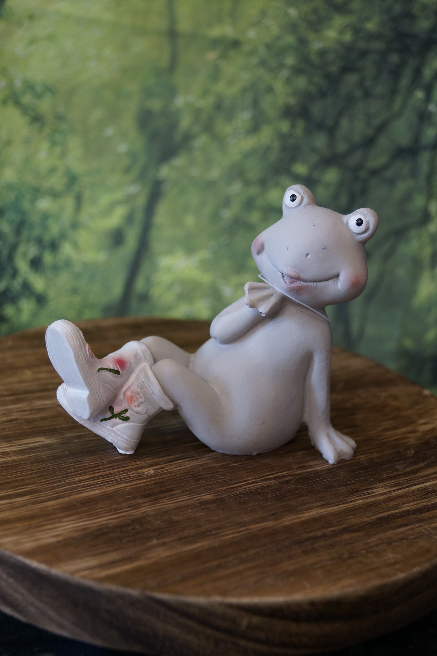 Frosch mit Gummistiefel