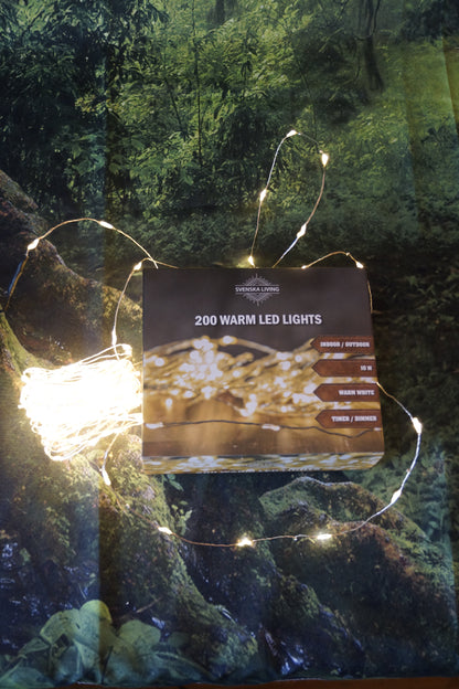 LED Lichterkette 10m warm