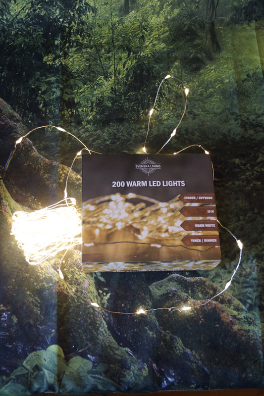 LED Lichterkette 10m warm