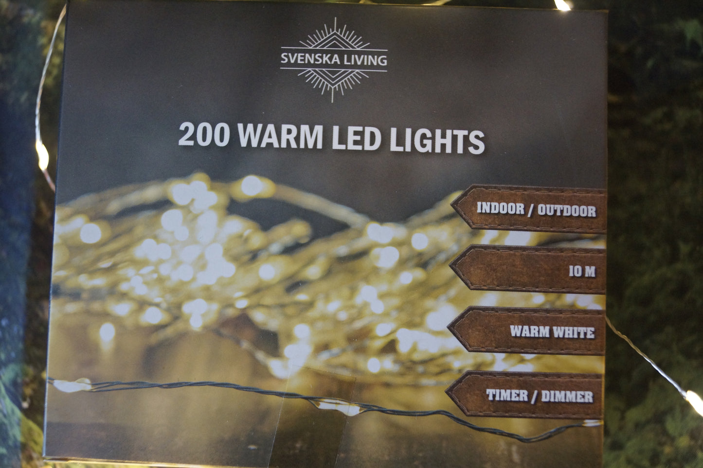 LED Lichterkette 10m warm