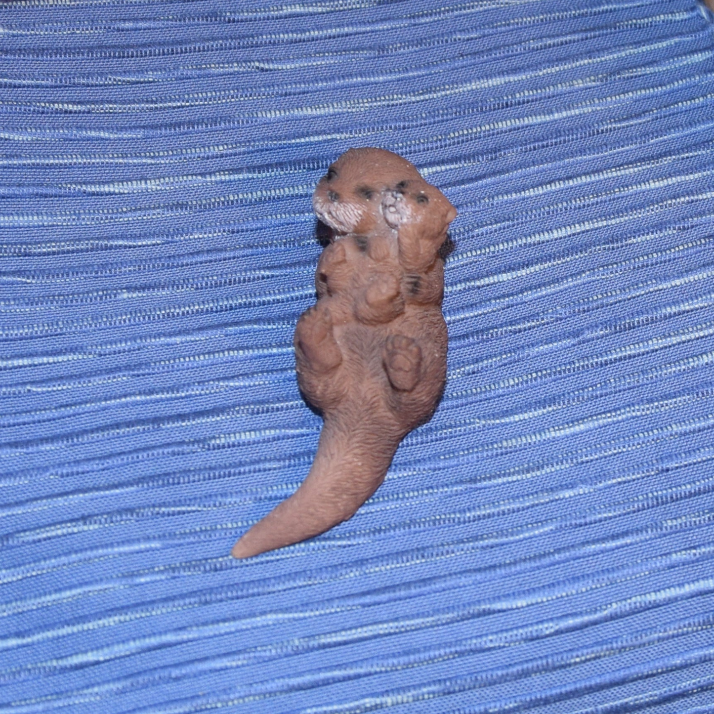 Otter mit Baby Miniatur